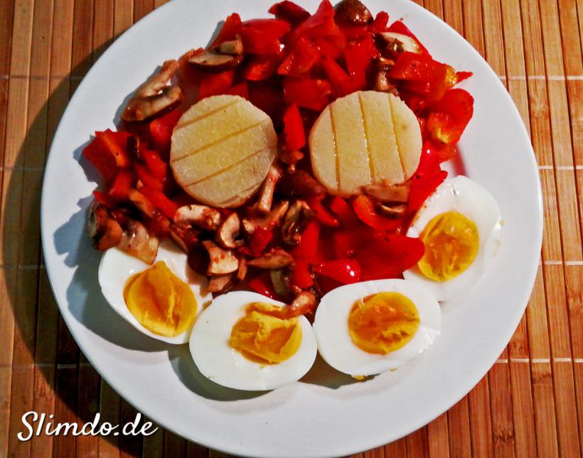 rezept ohne fett eier gemüse